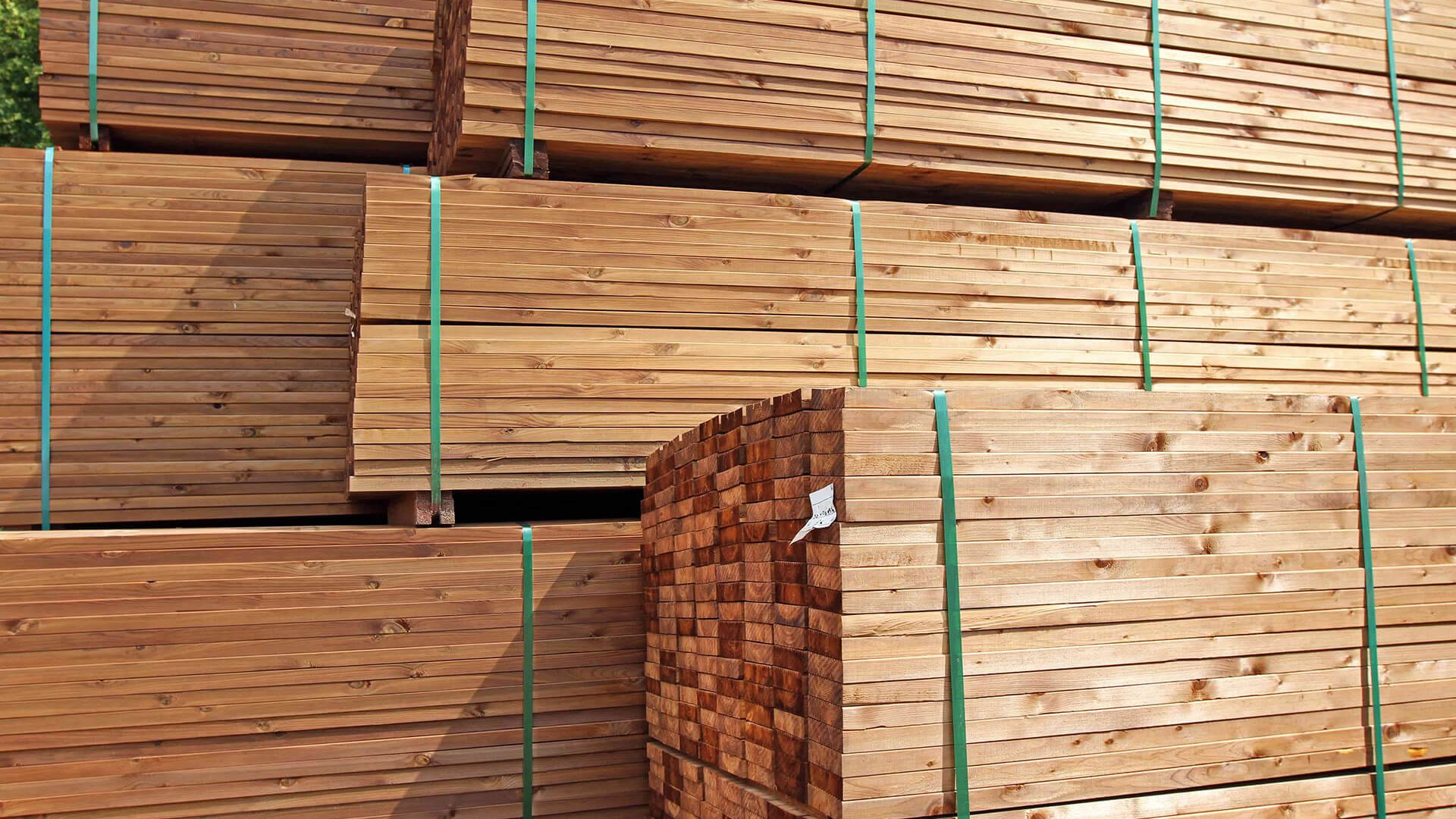 wood stacked